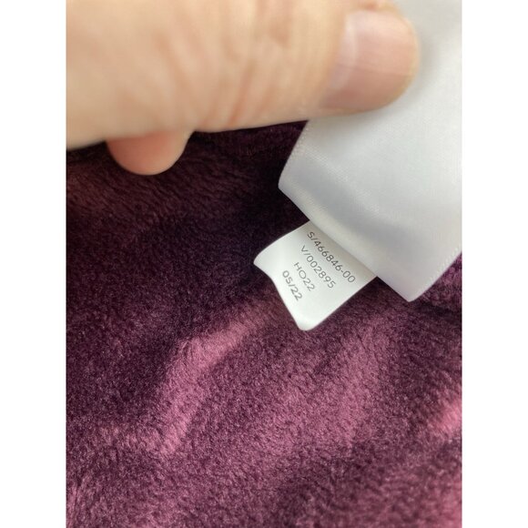 *Athleta Cozy Karma Funnel Neck Sweatshirt Womens M Burgundy Athleisure Corpcore - Picture 4 of 6